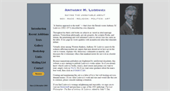 Desktop Screenshot of anthonymludovici.com